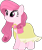 Size: 333x393 | Tagged: safe, artist:muhammad yunus, artist:selenaede, artist:tanahgrogot, imported from derpibooru, oc, oc only, oc:annisa trihapsari, earth pony, pony, alternate hairstyle, base used, clothes, earth pony oc, female, mare, not rarity, pink body, pink hair, simple background, smiling, solo, transparent background