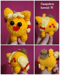 Size: 1024x1280 | Tagged: safe, artist:casquitos kawaii, imported from derpibooru, applejack, fluttershy, pinkie pie, rainbow dash, rarity, twilight sparkle, earth pony, pony, amigurumi, crochet, hat, irl, mane six, photo, plushie