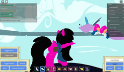 Size: 1440x837 | Tagged: safe, imported from derpibooru, oc, pony, roblox, roleplay is magic, wings