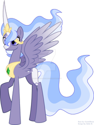 Size: 1280x1700 | Tagged: safe, artist:reptaurdrawsmlp, artist:tired-horse-studios, imported from derpibooru, oc, oc only, alicorn, pony, deviantart watermark, female, mare, obtrusive watermark, simple background, solo, transparent background, watermark