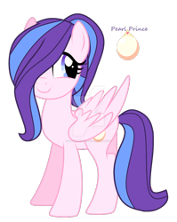 Size: 1280x1605 | Tagged: safe, artist:hate-love12, imported from derpibooru, oc, oc only, oc:pearl prince, pegasus, pony, deviantart watermark, female, mare, obtrusive watermark, simple background, solo, transparent background, watermark