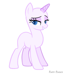 Size: 809x928 | Tagged: safe, artist:raini-bases, imported from derpibooru, oc, oc only, pony, unicorn, bald, base, bedroom eyes, eyelashes, female, grin, horn, mare, simple background, smiling, solo, transparent background, unicorn oc