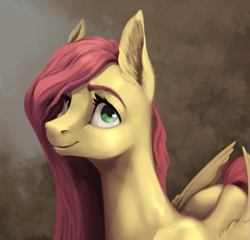 Size: 801x768 | Tagged: safe, artist:28gooddays, imported from derpibooru, fluttershy, pegasus, pony, cute, shyabetes, smiling, solo