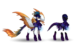 Size: 4106x2505 | Tagged: safe, artist:taiga-blackfield, imported from derpibooru, oc, oc only, pegasus, pony, armor, simple background, solo, transparent background