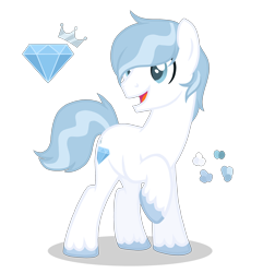 Size: 2600x2700 | Tagged: safe, artist:magicuniclaws, imported from derpibooru, oc, oc only, earth pony, pony, base used, magical gay spawn, male, offspring, parent:double diamond, parent:fancypants, simple background, solo, stallion, transparent background