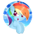 Size: 1500x1470 | Tagged: source needed, useless source url, safe, artist:jadebreeze115, imported from derpibooru, rainbow dash, pegasus, pony, cloud, cloudy, cute, female, holding onto something, mare, simple background, smiling, solo, sticker, sunlight, sunny, transparent background