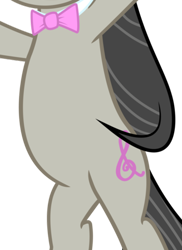 Size: 327x448 | Tagged: safe, artist:fuzzywuff, edit, imported from derpibooru, vector edit, octavia melody, earth pony, pony, belly, bipedal, bowtie, cropped, female, high res, pictures of bellies, simple background, solo, transparent background, vector