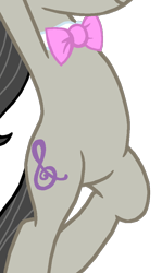 Size: 852x1426 | Tagged: safe, artist:lonewolf3878, edit, imported from derpibooru, vector edit, octavia melody, earth pony, pony, belly, bipedal, bowtie, cropped, female, high res, pictures of bellies, pose, simple background, solo, standing, standing on one leg, transparent background, tree pose, vector