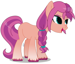 Size: 3696x3152 | Tagged: safe, artist:brushprism, artist:teepew, imported from derpibooru, sunny starscout, earth pony, pony, base used, fanart, female, g5, mare, simple background, transparent background