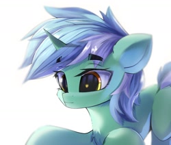 Size: 2137x1812 | Tagged: safe, artist:jfrxd, imported from derpibooru, lyra heartstrings, pony, unicorn, chest fluff, female, simple background, solo, white background