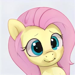 Size: 1024x1024 | Tagged: safe, artist:thisponydoesnotexist, imported from derpibooru, pony, ai content, ai generated, bust, generator:thisponydoesnotexist, neural network, not fluttershy, portrait, solo