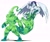 Size: 2048x1708 | Tagged: safe, artist:ponyanony, imported from derpibooru, soarin', oc, anthro, changeling, goo, pegasus, abs, absorption, biceps, changeling slime, clothes, male, muscles, muscular male, partial nudity, pecs, soaripped, swolin', topless