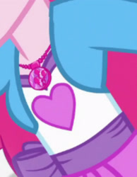 Size: 1920x2476 | Tagged: safe, imported from derpibooru, screencap, pinkie pie, equestria girls, mirror magic, spoiler:eqg specials, boobshot, breasts, clothes, cropped, female, geode of sugar bombs, jacket, magical geodes, pictures of chests, solo