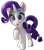 Size: 872x1000 | Tagged: safe, artist:therealdjthed, imported from derpibooru, rarity, pony, unicorn, 3d, :o, blender, cute, eyeshadow, female, makeup, mare, open mouth, raised hoof, raribetes, simple background, solo, transparent background