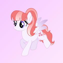 Size: 1700x1700 | Tagged: safe, artist:katelynleeann42, imported from derpibooru, oc, oc only, oc:peppermint apple swirl, pegasus, pony, female, mare, solo