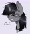 Size: 1686x1864 | Tagged: safe, artist:vaiola, imported from derpibooru, oc, oc only, oc:howl, pony, unicorn, advertisement, angry, behaving like a dog, blushing, bust, collar, colored, commission, eye clipping through hair, eyebrows, eyebrows visible through hair, female, growling, horn, mare, pet tag, portrait, simple background, solo, spiked collar, text, watermark