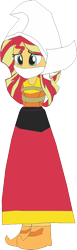 Size: 332x1073 | Tagged: safe, artist:caido58, imported from derpibooru, sunset shimmer, equestria girls, arm behind back, bondage, bound and gagged, cloth gag, dutch, gag, rope, simple background, solo, tied up, transparent background