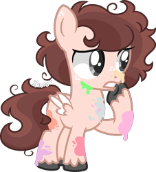 Size: 1091x1200 | Tagged: safe, artist:kurosawakuro, imported from derpibooru, oc, oc only, pegasus, pony, base used, colt, magical gay spawn, male, offspring, parent:featherweight, parent:snails, simple background, solo, transparent background