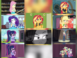 Size: 2560x1920 | Tagged: safe, edit, editor:itsmgh1203, imported from derpibooru, screencap, apple bloom, applejack, fluttershy, rarity, sci-twi, scootaloo, sunset shimmer, sweetie belle, twilight sparkle, all the world's off stage, best trends forever, constructive criticism, driving miss shimmer, equestria girls, equestria girls series, fluttershy's butterflies, happily ever after party, opening night, rarity investigates: the case of the bedazzled boot, stressed in show, text support, apple bloom's bow, applejack's hat, bow, bowtie, bracelet, broken hand, canterlot high, cellphone, choose your own ending (season 1), clothes, contemplative, cowboy hat, crossed arms, cutie mark, cutie mark crusaders, cutie mark on clothes, geode of empathy, geode of shielding, geode of super strength, geode of telekinesis, glasses, hair bow, hairpin, hat, helmet, jewelry, library, lockers, magical geodes, necklace, phone, ponytail, rarity peplum dress, smartphone, thinking