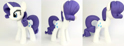 Size: 5184x1920 | Tagged: safe, artist:sparkle257, imported from derpibooru, rarity, pony, figurine, irl, photo, solo