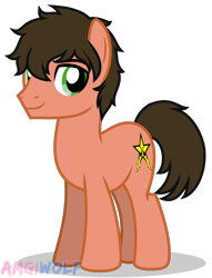 Size: 2388x3133 | Tagged: safe, artist:amgiwolf, imported from derpibooru, oc, oc only, earth pony, pony, earth pony oc, male, simple background, smiling, solo, stallion, transparent background
