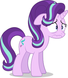 Size: 7968x9169 | Tagged: safe, artist:thatusualguy06, imported from derpibooru, starlight glimmer, pony, unicorn, the crystalling, .svg available, absurd resolution, bags under eyes, faic, female, floppy ears, mare, show accurate, simple background, solo, starlight glimmer is best facemaker, transparent background, vector