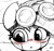 Size: 518x490 | Tagged: safe, artist:heavymetalbronyyeah, imported from derpibooru, rainbow dash, pony, blushing, goggles, partial color, solo, wip