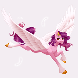 Size: 4758x4758 | Tagged: safe, artist:ohhoneybee, imported from derpibooru, pipp petals, pegasus, pony, absurd resolution, colored wings, female, g5, mare, pipp, solo, wings