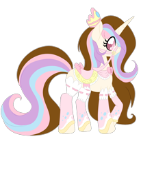 Size: 1670x2030 | Tagged: safe, artist:ladylullabystar, imported from derpibooru, oc, oc only, oc:lita sparkle, pony, unicorn, bridle, clothes, female, harness, jewelry, mare, saddle, simple background, socks, solo, tack, tiara, transparent background