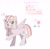 Size: 1623x1594 | Tagged: safe, artist:destroyer_aky, imported from derpibooru, oc, oc only, oc:milky berry, pegasus, pony, heart, japanese, looking at you, reference sheet, smiling, solo, spread wings, wings