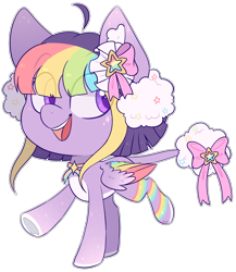 Size: 2168x2496 | Tagged: safe, artist:jetjetj, imported from derpibooru, part of a set, oc, oc only, oc:star struck, pegasus, pony, chibi, colored wings, commission, female, mare, multicolored wings, simple background, solo, transparent background, wings, ych result