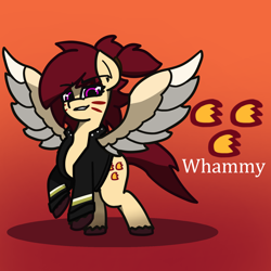 Size: 1700x1700 | Tagged: safe, artist:deltarum, imported from derpibooru, oc, oc only, oc:whammy, pegasus, clothes