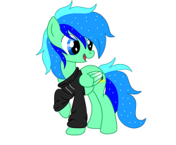 Size: 1750x1440 | Tagged: source needed, useless source url, safe, artist:jadebreeze115, imported from derpibooru, oc, oc only, oc:jade breeze, pegasus, pony, artist, base used, black hoodie, blue eyes, clothes, colored wings, ethereal mane, gradient wings, hoodie, looking at you, male, pegasus oc, simple background, smiling, smiling at you, solo, stallion, starry mane, transparent background, vector, wings