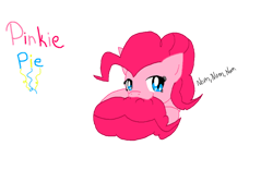 Size: 900x563 | Tagged: safe, artist:invader-star-irken, imported from derpibooru, pinkie pie, pony, 2012, cute, looking at you, nom, simple background, solo, tail chewing, transparent background