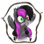 Size: 1280x1280 | Tagged: safe, artist:firimil, imported from derpibooru, oc, oc only, oc:candlelight sonata, bat pony, pony, bat pony oc, bat wings, fangs, female, heterochromia, meme, simple background, solo, transparent background, wings