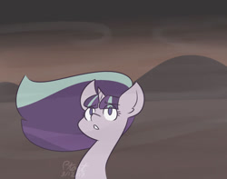 Size: 1024x807 | Tagged: safe, artist:randythealicorn, imported from derpibooru, starlight glimmer, pony, unicorn, the cutie re-mark, alternate timeline, ashlands timeline, barren, doodle, female, implied genocide, mare, post-apocalyptic, s5 starlight, solo, wasteland