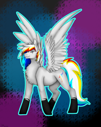 Size: 4000x5000 | Tagged: safe, imported from derpibooru, oc, oc only, oc:agressive wings, pegasus, pony, wings