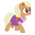 Size: 2886x2970 | Tagged: safe, artist:three uncle, imported from derpibooru, prairie belle, earth pony, pony, the summer sun setback, appleloosa resident, background pony, clothes, dress, female, flower, flower in hair, mare, simple background, smiling, solo focus, transparent background, vector