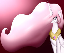 Size: 1740x1450 | Tagged: safe, artist:ladylullabystar, imported from derpibooru, princess celestia, pony, princess molestia, pink-mane celestia, solo