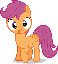 Size: 3000x3310 | Tagged: safe, artist:frownfactory, imported from derpibooru, scootaloo, pegasus, pony, lesson zero, :p, bleh, cute, cutealoo, derp, female, filly, silly, simple background, solo, tongue out, transparent background, vector