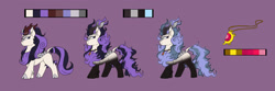 Size: 1920x635 | Tagged: safe, artist:imperiialfrost, imported from derpibooru, oc, oc only, oc:wintertide frost, kirin, female, reference sheet, solo