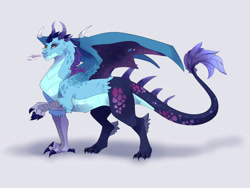 Size: 2828x2121 | Tagged: safe, artist:kraytt-05, imported from derpibooru, oc, oc only, hybrid, crack ship offspring, interspecies offspring, magical lesbian spawn, offspring, parent:gilda, parent:princess ember, solo