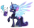 Size: 2000x1632 | Tagged: safe, artist:gihhbloonde, imported from derpibooru, oc, oc only, pony, unicorn, artificial wings, augmented, female, magic, magic wings, magical lesbian spawn, mare, offspring, parent:rainbow dash, parent:tempest shadow, parents:tempestdash, simple background, solo, transparent background, wings