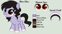 Size: 1280x697 | Tagged: safe, artist:lominicinfinity, imported from derpibooru, oc, oc only, oc:hiro elios, pegasus, pony, colt, heterochromia, male, reference sheet, simple background, solo