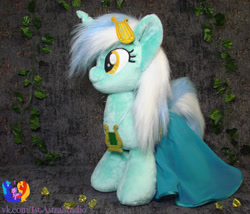 Size: 2686x2304 | Tagged: safe, artist:1stastrastudio, imported from derpibooru, lyra heartstrings, pony, unicorn, clothes, dress, irl, photo, plushie, solo