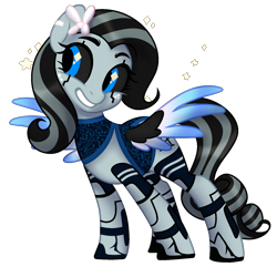 Size: 1504x1452 | Tagged: safe, artist:unichan, imported from derpibooru, oc, oc only, oc:achromia, pegasus, pony, robot, robot pony, base used, not fluttershy, simple background, solo, transparent background