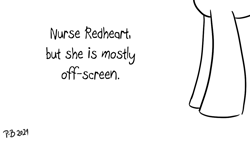 Size: 1200x675 | Tagged: safe, artist:pony-berserker, imported from derpibooru, nurse redheart, pony, offscreen character, pony-berserker's twitter sketches