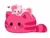 Size: 4096x3123 | Tagged: safe, artist:kittyrosie, imported from derpibooru, oc, oc only, oc:rosa flame, cat, pony, unicorn, blushing, chibi, crossover, cute, flower, flower in hair, heart, ocbetes, slime, slime rancher, smiling, solo