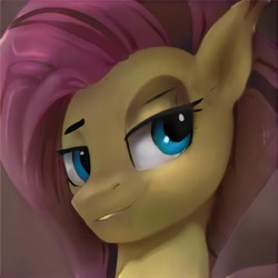 Size: 1024x1024 | Tagged: safe, artist:thisponydoesnotexist, imported from derpibooru, pony, ai content, ai generated, generator:thisponydoesnotexist, i can't believe it's not flutter, neural network, not fluttershy, solo