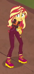 Size: 350x742 | Tagged: safe, imported from derpibooru, screencap, sunset shimmer, equestria girls, equestria girls series, sunset's backstage pass!, spoiler:eqg series (season 2), cropped, solo